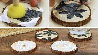 4 idee creative con i dischi di legno