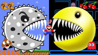 Super Mario Bros. But Everything Mario Jumps on Turns to PACMAN? | ADN MARIO GAME