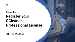 How to register your CCleaner Professional license for PC