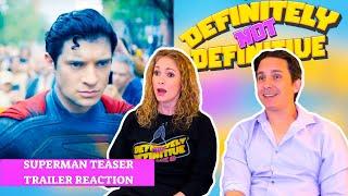 Superman 2025 Teaser Trailer Reaction