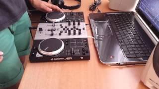 Testing my new Dj Controller!  Hercules Air