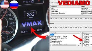 VEDIAMO VMAX ( Factory Speed Limiter ) Change on Mercedes / How to remove speed limit on Mercedes