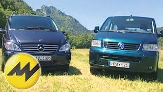 Mercedes Viano 220 CDI vs. VW T5 Multivan 2.5 TDI: Der Van-Vergleich