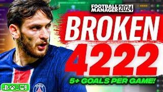 Game-Breaking 4222 FM24 Tactic Scores 5+ Goals Per Game!