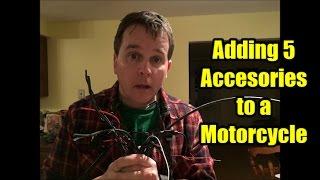 Winter Motorcycle Project:  Adding Electrical Accessories & Fuse Block