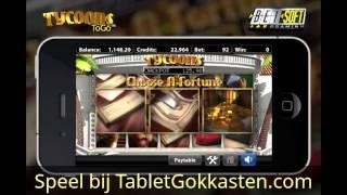 Tycoons gokkast - Online gokkasten spelen op Tablet