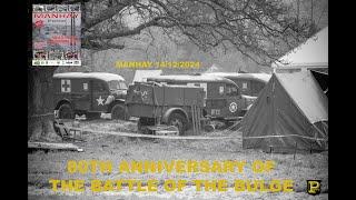 80th anniversary of the battle of the bulge   Manhay (B) 14/12/2024