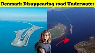 Denmark Disappearing road | Underwater Highway Denmark-sweden#short by sudeep