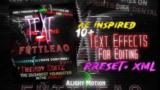 Ae Inspired Badass Text Pack | Alight Motion