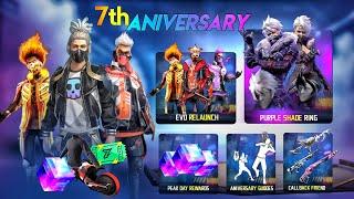 7th Anniversary Free Rewards | Cobra Bundle Return | Free Fire New Event | Ff New Event