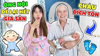 Ông Nội Phấn Khích Khi Lần Đầu Gặp Em Bé Zino - Vê Vê Channel