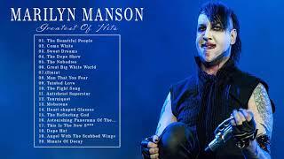 MARILYNMANSON GREATEST HITS FULL ALBUM - BEST SONGS OF MARILYNMANSON 2021