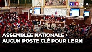 Assemblée nationale : aucun poste clé pour le Rassemblement national