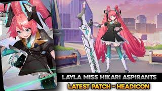 Script Skin Layla Anime Miss Hikari Aspirants - Full Sound English + Japanese & Effects Headicon