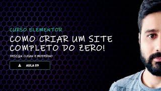 🟣 CURSO ELEMENTOR | Como Criar Uma Página INICIAL (HOME) com o Elementor GRÁTIS | SITE COMPLETO