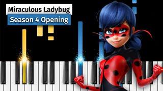 MIRACULOUS - Season 4 Opening - Piano Tutorial / Piano Cover