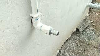 #Let/Bath Combind Upvc Pipe/Fittings 25mm #Toilet Area #Bath Area #Pvc Tap #Plumbing #Plumber