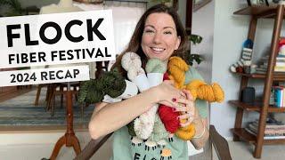 Flock Fiber Festival Recap + My Yarn Haul | Knitting Podcast Ep 13