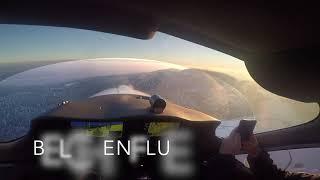 LOCAL VFR LFSB HB-KMU TECNAM P2008JC FLUGSCHULE BASEL (HEADCAM)