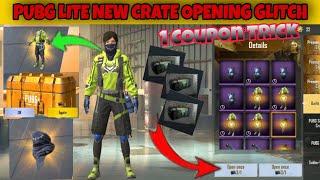 Pubg Lite New Outfit Crate Opening Glitch1 Coupon Trick new crate opening | pubg lite new update