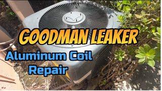 2Yr Old Goodman AC Just Stopped cooling… Aluminum Coil Repair