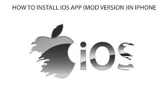 How to install iOS app (mod version) on iPhone || install apps outside app store iOS