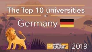 Meet Germany's Top 10 Universities 2019