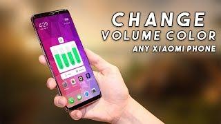 CHANGE VOLUME SLIDER COLOR of ANY XIAOMI PHONE | MIUI 12, MIUI 11