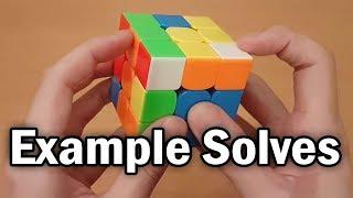 3x3 Rubik's Cube: Walkthrough/Example Solves