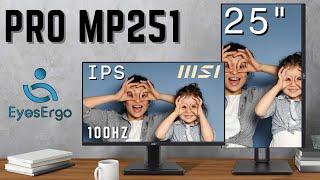 MONITOR IPS BARATO - MSI PRO MP251 FULL HD 1080P 25 PULGADAS