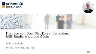 Freigabe von OpenOlat-Kursen für andere UIBK-Studierende und Gäste