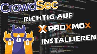 CROWDSEC RICHTIG auf Proxmox VE 8 installieren und einrichten. SSH & Proxmox Login Protection