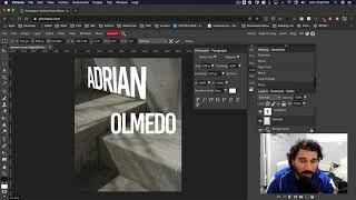 PHOTOPEA & PHOTOSHOP: Blending Text on a Wall