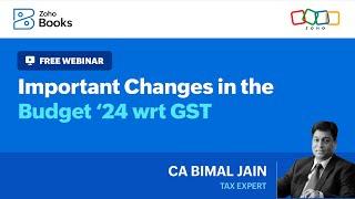 Important Changes in the Budget and Legal Jurisprudence in GST law