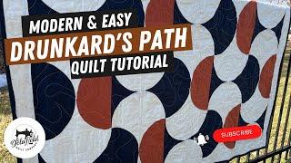 How to make a modern quilt - Free Quilting Tutorial #quilting #sewing #joy
