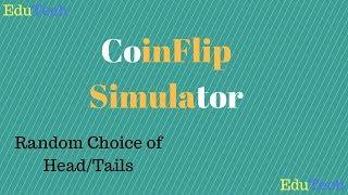 CoinFlip Simulation In JAVA