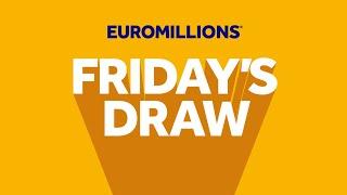 The National Lottery EuroMillions draw results from Friday 12 July 2024
