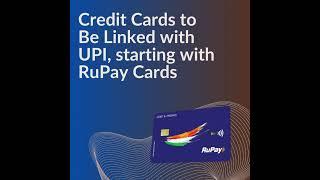 Now, credit cards can be linked with UPI          read more description