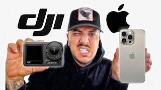 IPhone 15 Pro Max VS DJI Action 4 - CAMERA FACEOFF