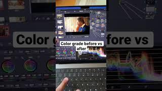What is color grading? before/after #colorgrading #davinciresolve #filmmakingtutorial