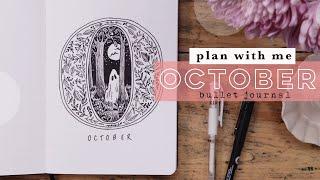 Spooky Folklore Bullet Journal Setup for October  | Ghostly Inspiration