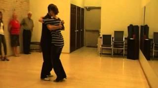 Argentine Tango Lesson - Change of Direction and Leg Bump