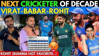 Rohit, Virat or Babar Next Player of Decade? | Rohit Sharma Hot Favorite for Winner