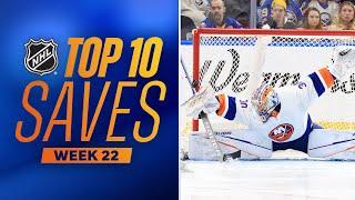 Top 10 Saves from Week 22 (2023-24 NHL Season)