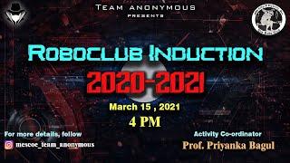 RoboClub MESCOE | Induction 2021-2022 | Team Anonymous