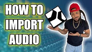 How to Import Audio in Studio One