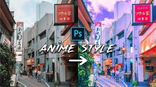 Photo into Anime Style Effect - Anime Effect in Photoshop - Photoshop Tutorials - Photoshop Effects