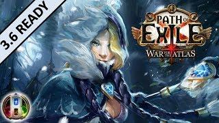 Path of Exile 3.6 - Explosive Winter Orb Build - Elementalist Witch -  Synthesis