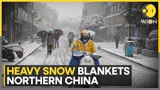 Second cold wave envelops China's Beijing, snow storm hits parts of China | WION