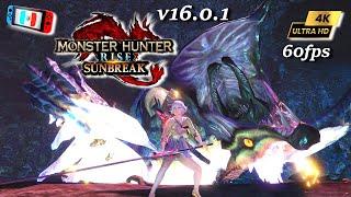 Monster Hunter Rise:Sunbreak v16.0.1~ Graphics Mod 4K 60FPS l Ryujinx 1.1.1354 l Switch PC Gameplay